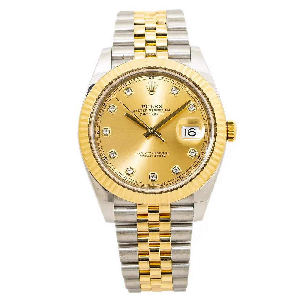 ⌚️ساعة فاخرة - ألماس/ذهب خالص ⚜️قلادة ألماس مصنوعة بشكل احترافي