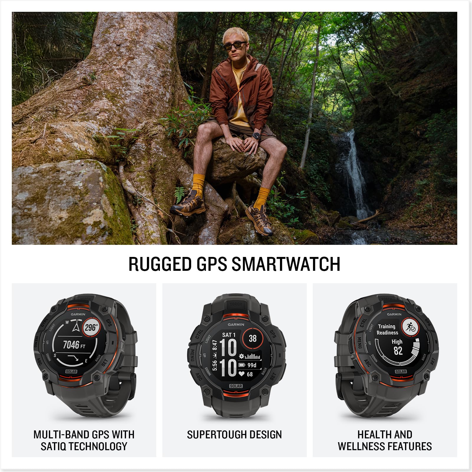 Instinct 3 Solar Smartwatch